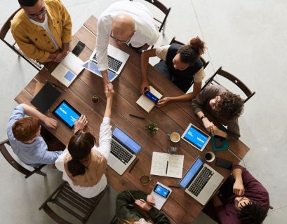 Small business team collaboration